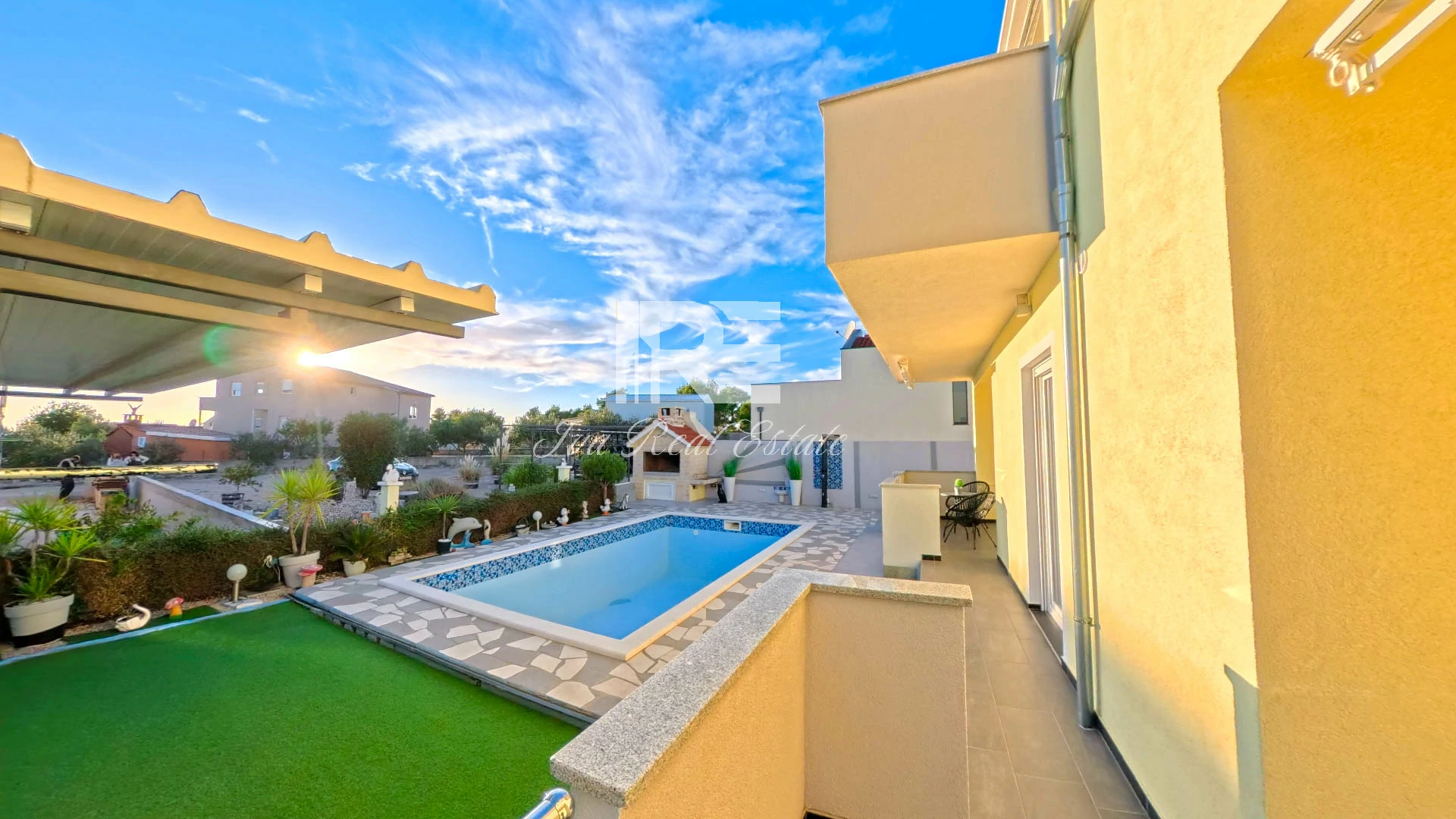 Villa Sibenik - Exterior swimming pool, garden